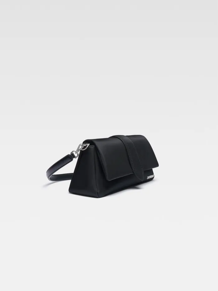 JACQUEMUS Bambinos Puffed Nylon Flap Bag Black 8211 Women