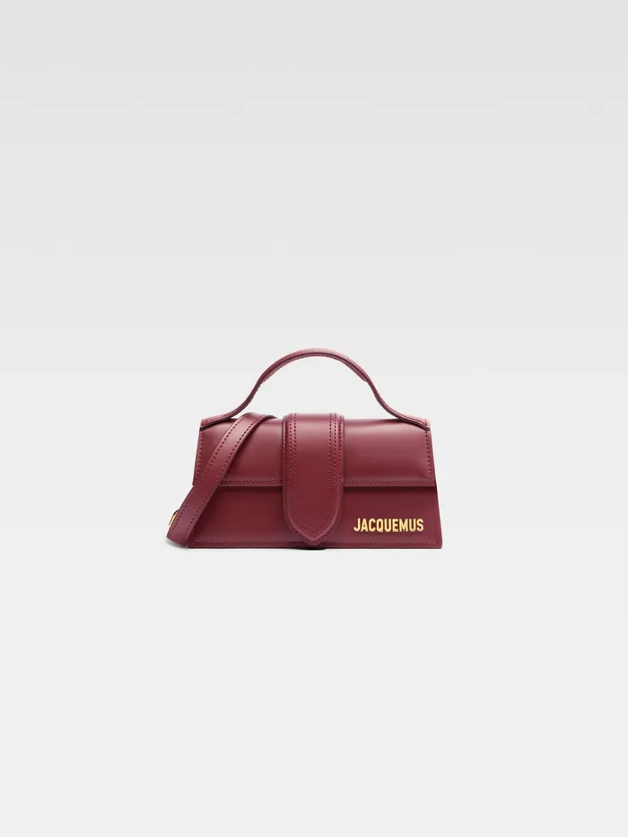 JACQUEMUS Bambinos Small Flap Bag Dark Burgundy 8211 Women
