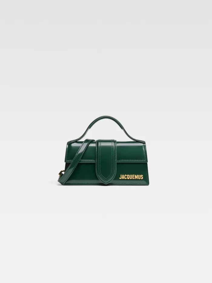 JACQUEMUS Bambinos Small Flap Bag Dark Green 8211 Women