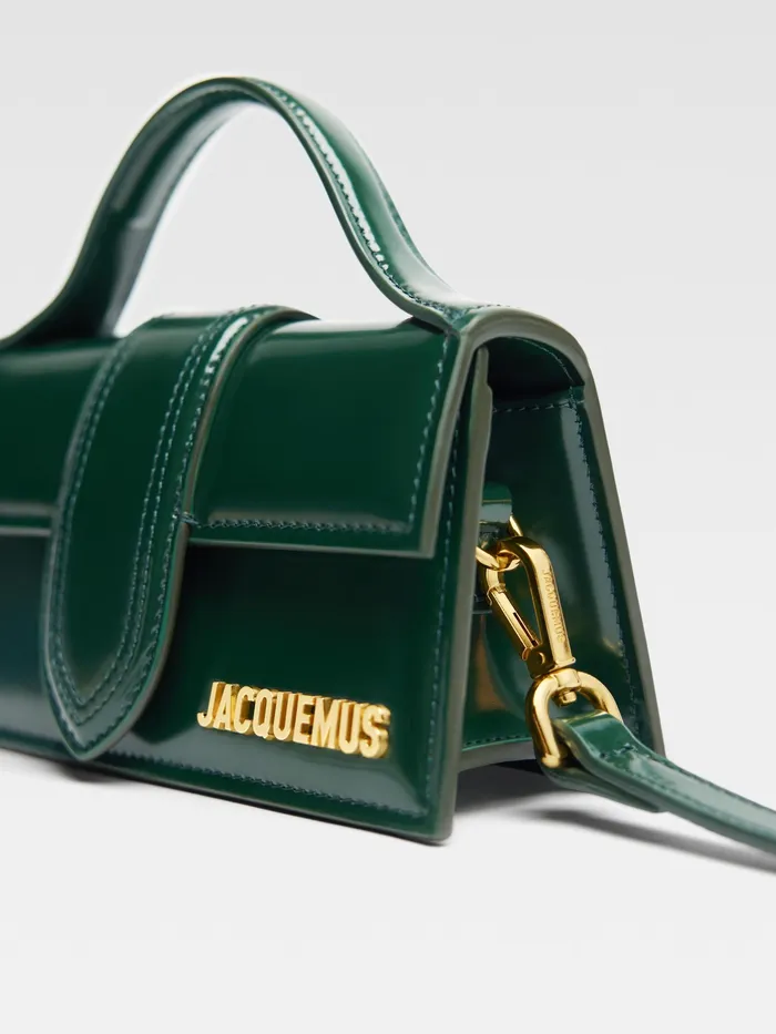 JACQUEMUS Bambinos Small Flap Bag Dark Green 8211 Women