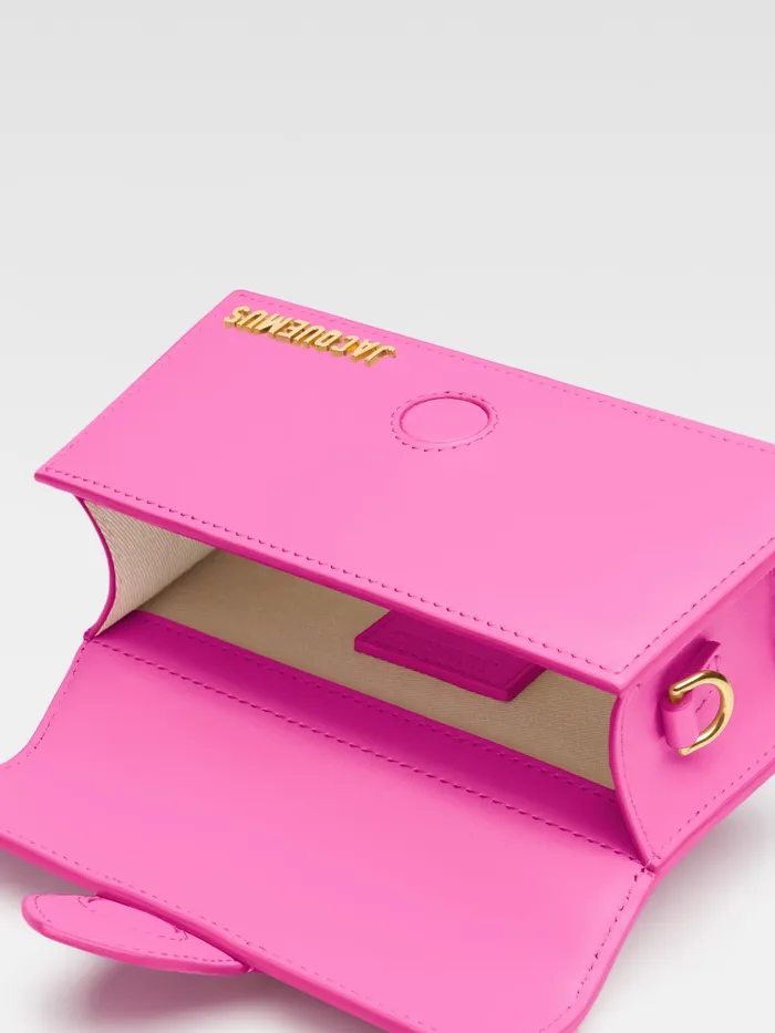 JACQUEMUS Bambinos Small Flap Bag Neon Pink 8211 Women