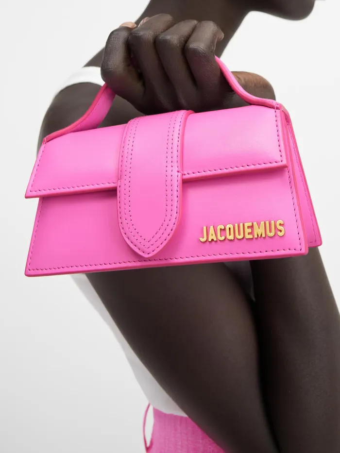 JACQUEMUS Bambinos Small Flap Bag Neon Pink 8211 Women