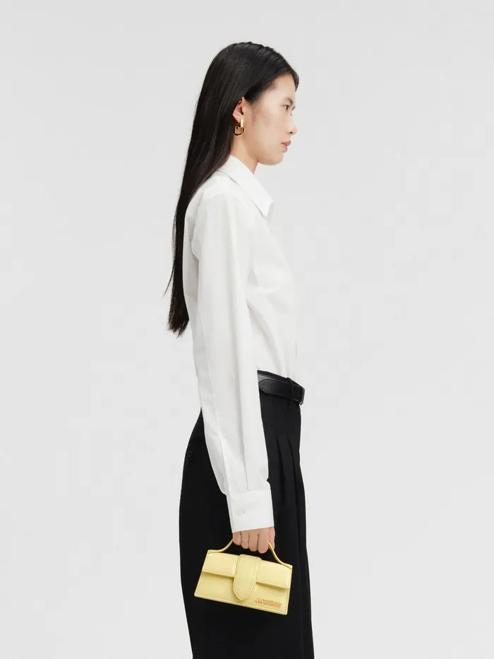 JACQUEMUS Bambinos Small Flap Bag Pale Yellow 8211 Women