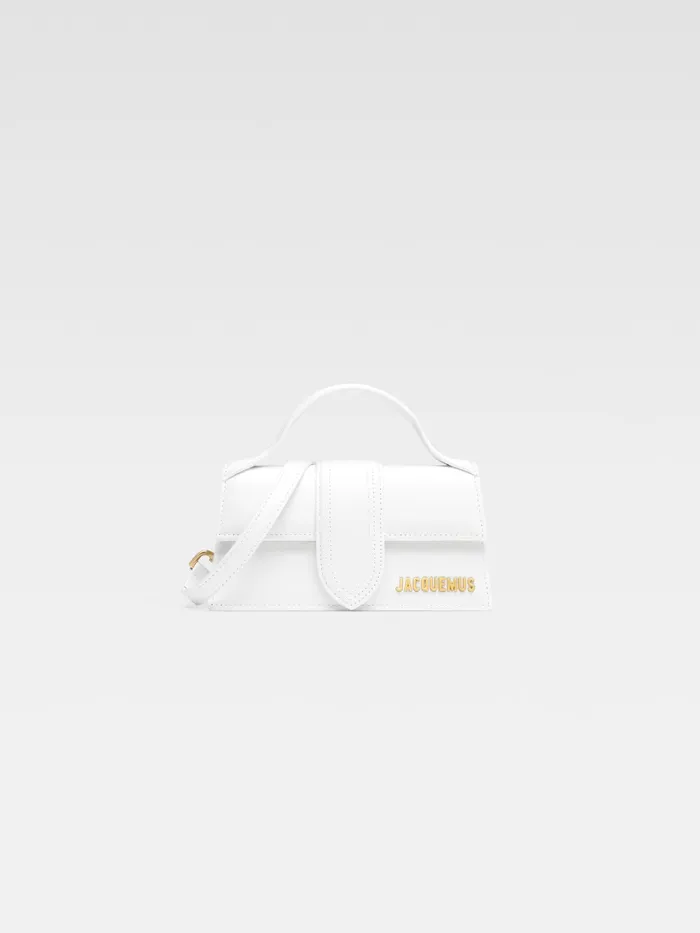 JACQUEMUS Bambinos Small Handbag With Adjustable Crossbody Strap White 8211 Women