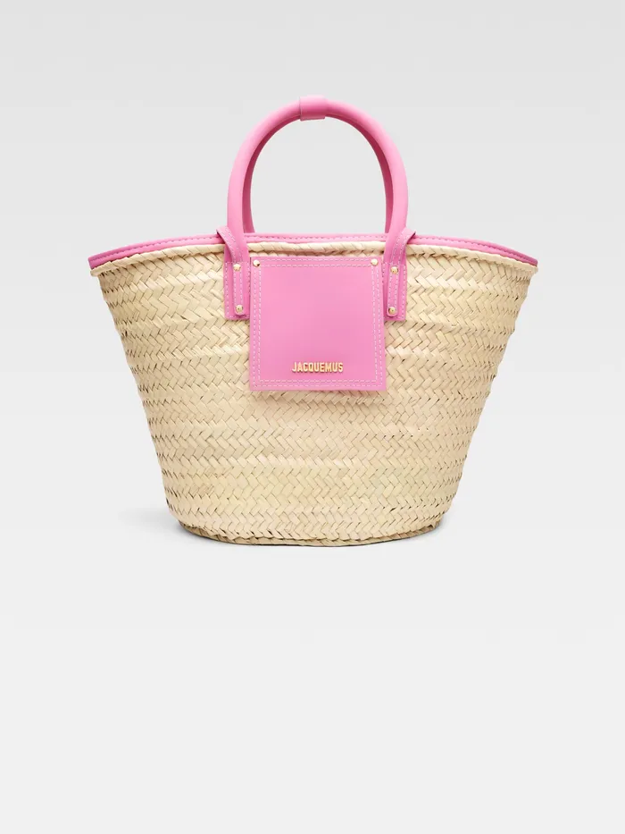 JACQUEMUS Baskets and Totebags Beach Basket Bag Light Pink 8211 Women