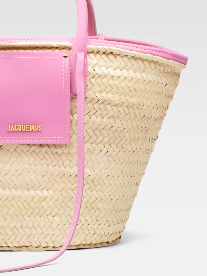 JACQUEMUS Baskets and Totebags Beach Basket Bag Light Pink 8211 Women