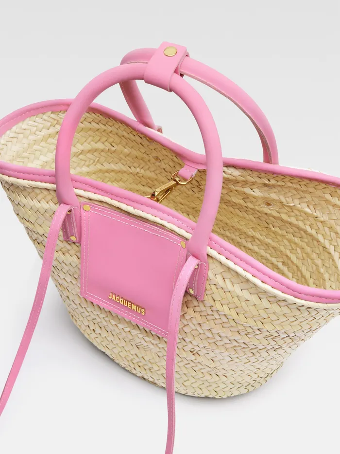 JACQUEMUS Baskets and Totebags Beach Basket Bag Light Pink 8211 Women
