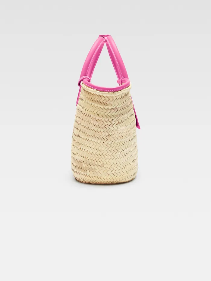 JACQUEMUS Baskets and Totebags Beach Basket Bag Neon Pink 8211 Women