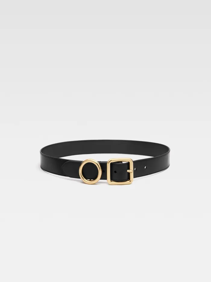 JACQUEMUS Belts Circle And Square Buckle Belt Black 8211 Women