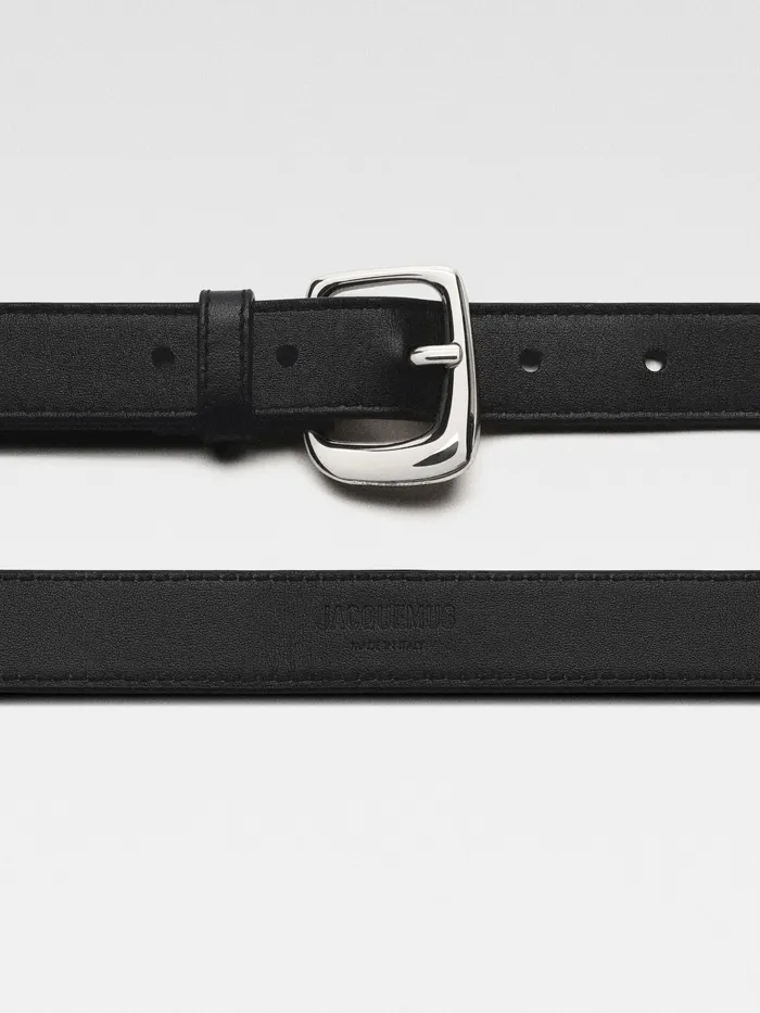JACQUEMUS Belts J034 Buckle Belt Black 8211 Women