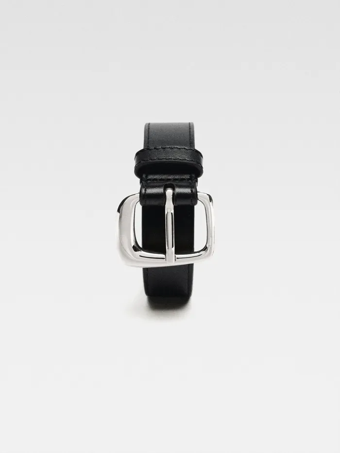 JACQUEMUS Belts J034 Buckle Belt Black 8211 Women