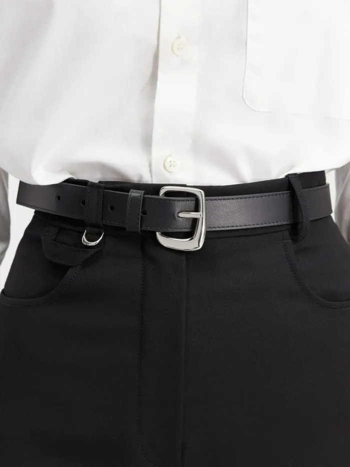 JACQUEMUS Belts J034 Buckle Belt Black 8211 Women