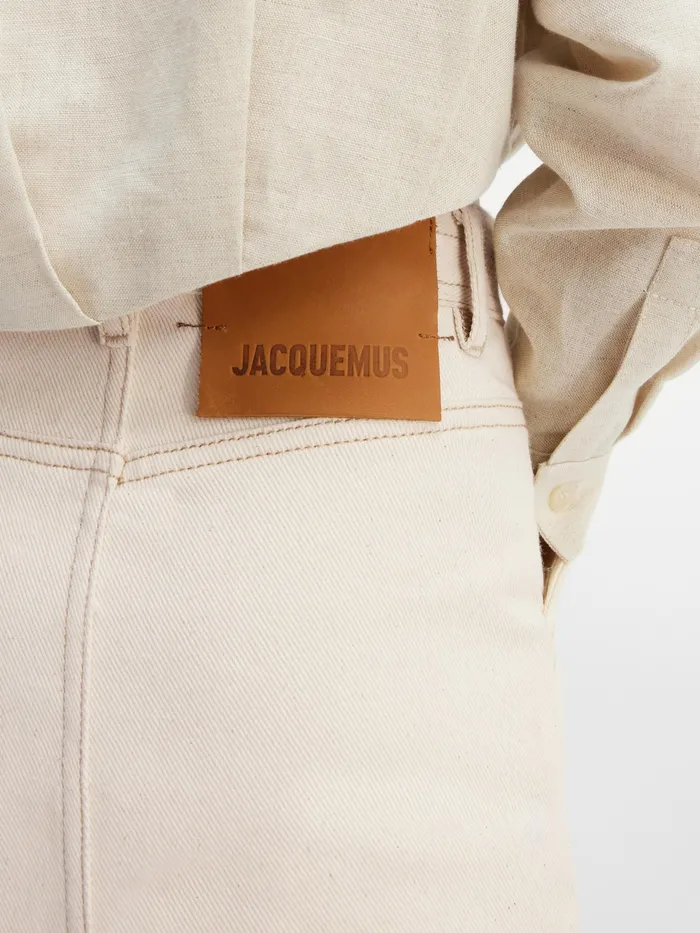 JACQUEMUS Bottoms Denim Skirt Offwhite 8211 Kids