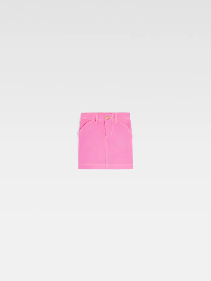 JACQUEMUS Bottoms Denim Skirt Pink 8211 Kids