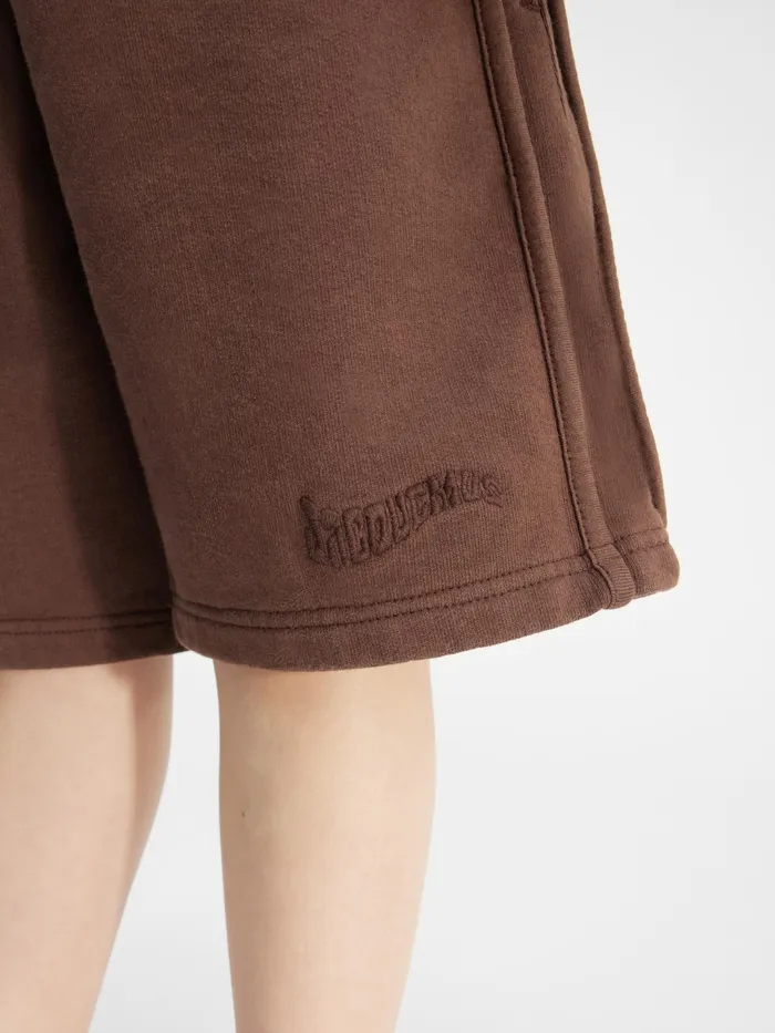 JACQUEMUS Bottoms Fleece Shorts Dark Brown 8211 Kids