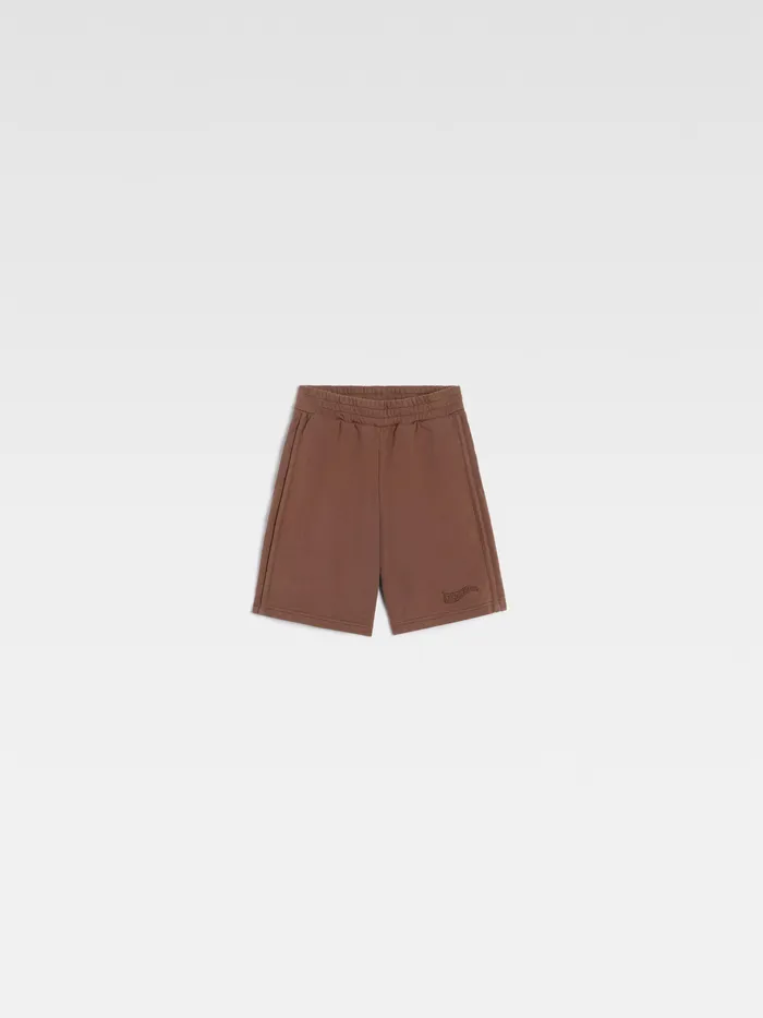 JACQUEMUS Bottoms Fleece Shorts Dark Brown 8211 Kids