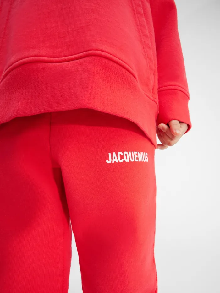 JACQUEMUS Bottoms Jogging Suit With Printed Logo Red 8211 Kids