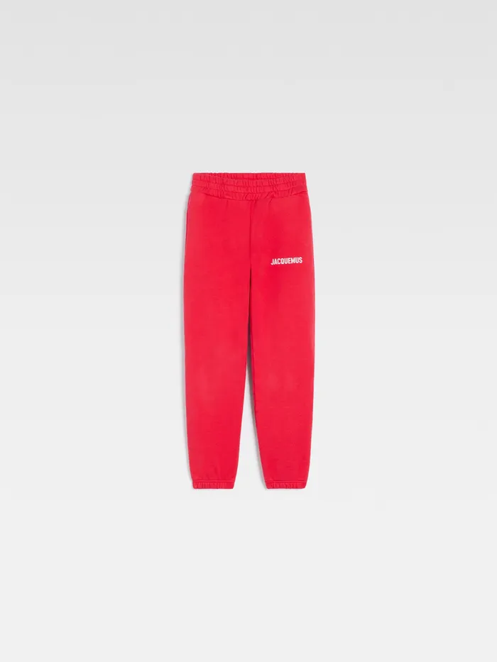 JACQUEMUS Bottoms Jogging Suit With Printed Logo Red 8211 Kids
