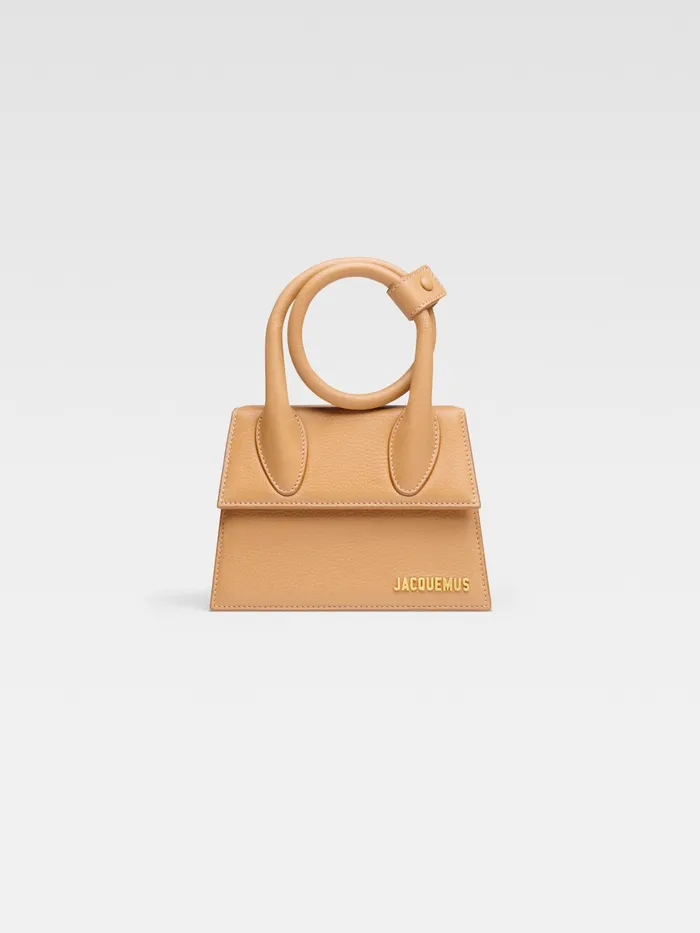 JACQUEMUS Chiquitos Coiled Handbag Camel 8211 Women