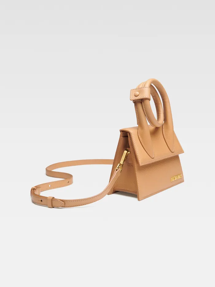 JACQUEMUS Chiquitos Coiled Handbag Camel 8211 Women