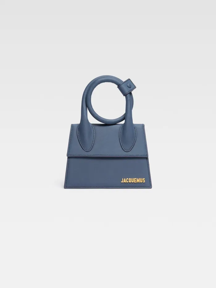 JACQUEMUS Chiquitos Coiled Handbag Dark Navy 8211 Women