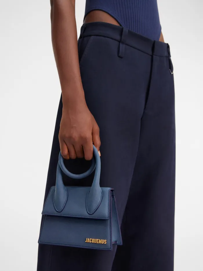 JACQUEMUS Chiquitos Coiled Handbag Dark Navy 8211 Women