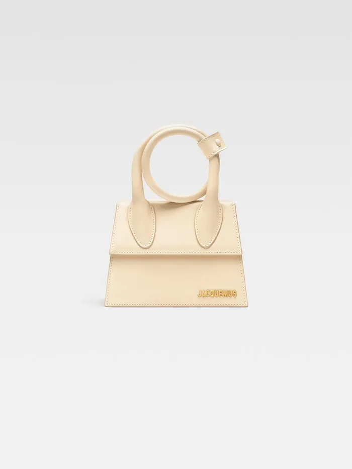 JACQUEMUS Chiquitos Coiled Handbag Ivory 8211 Women