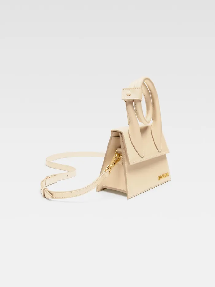 JACQUEMUS Chiquitos Coiled Handbag Ivory 8211 Women