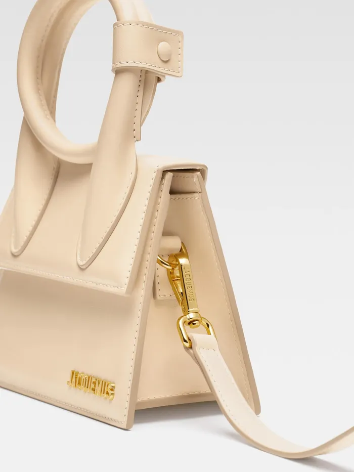 JACQUEMUS Chiquitos Coiled Handbag Ivory 8211 Women