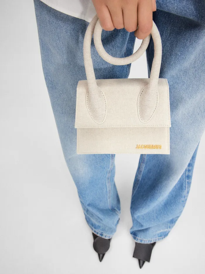 JACQUEMUS Chiquitos Coiled Handbag Light Greige 8211 Women
