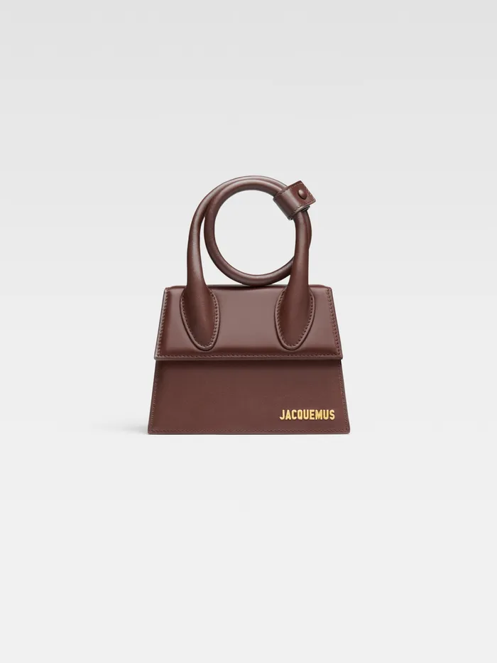 JACQUEMUS Chiquitos Coiled Handbag Midnight Brown 8211 Women