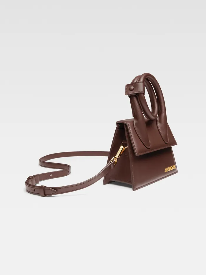 JACQUEMUS Chiquitos Coiled Handbag Midnight Brown 8211 Women
