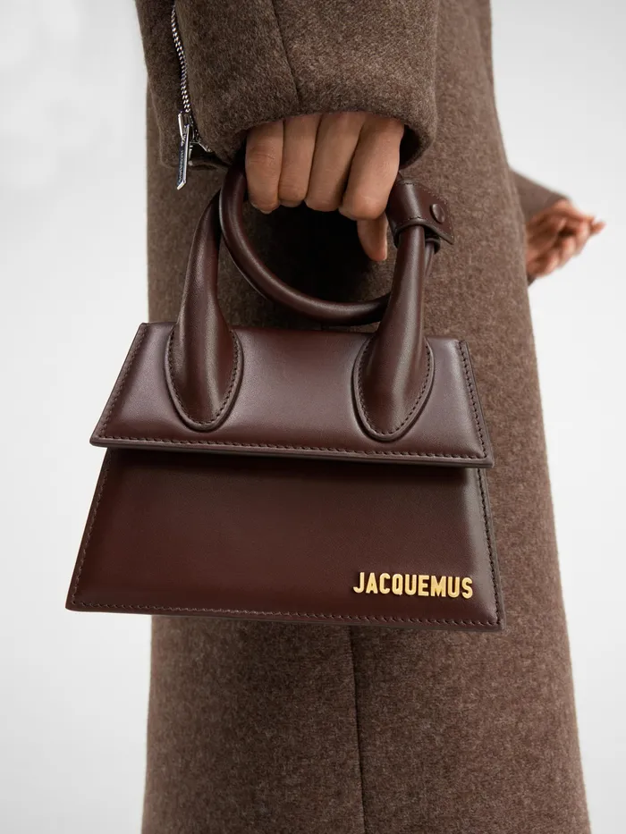 JACQUEMUS Chiquitos Coiled Handbag Midnight Brown 8211 Women