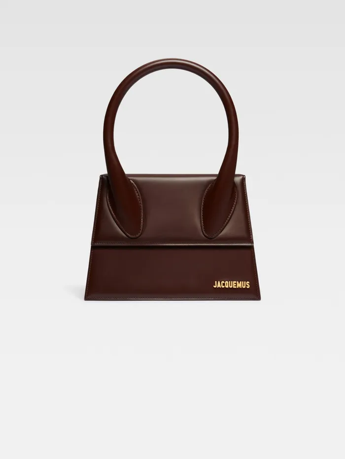 JACQUEMUS Chiquitos Large Signature Handbag Brown 8211 Women
