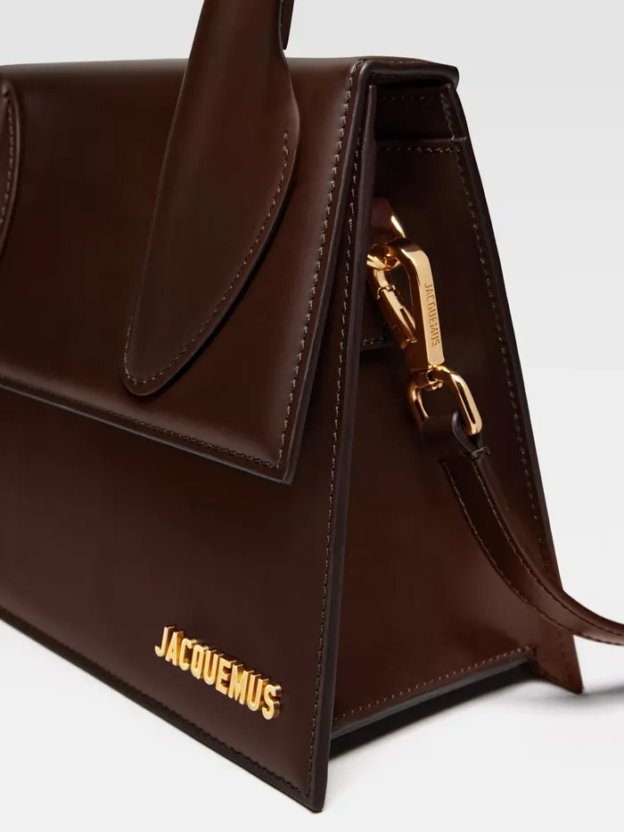 JACQUEMUS Chiquitos Large Signature Handbag Brown 8211 Women