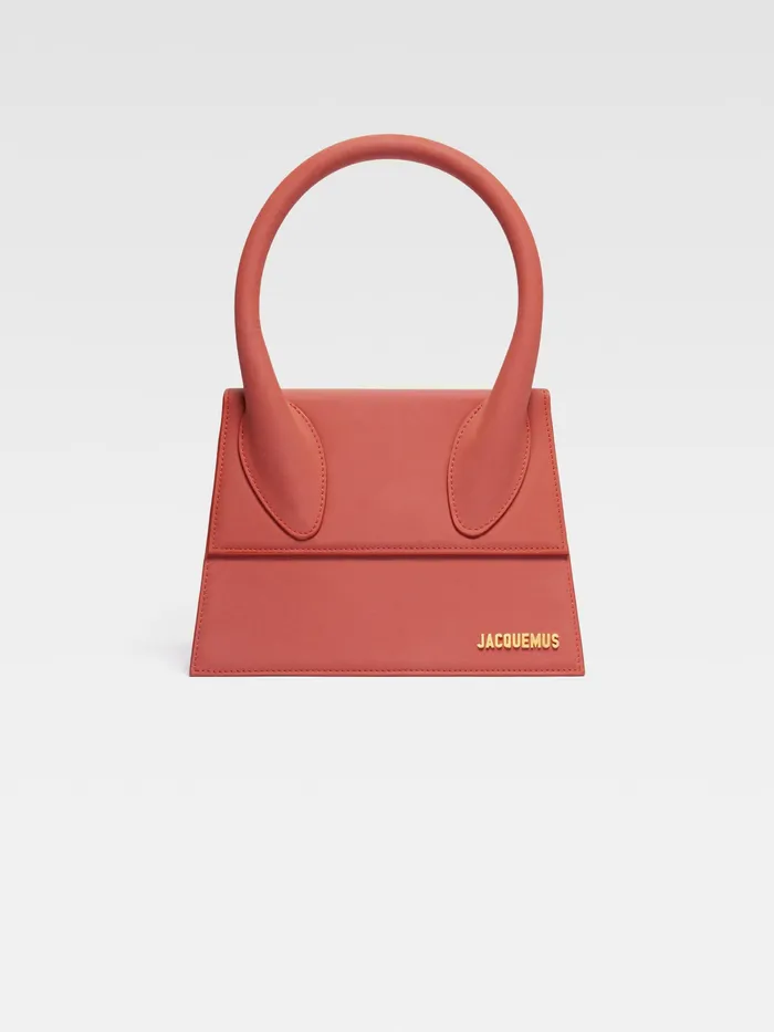 JACQUEMUS Chiquitos Large Signature Handbag Dark Red 8211 Women