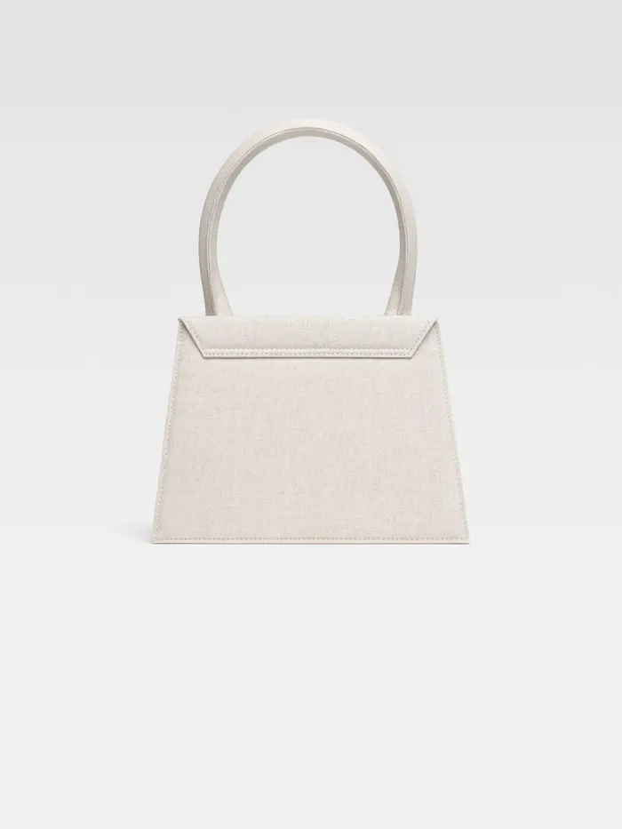 JACQUEMUS Chiquitos Large Signature Handbag Light Greige 8211 Women