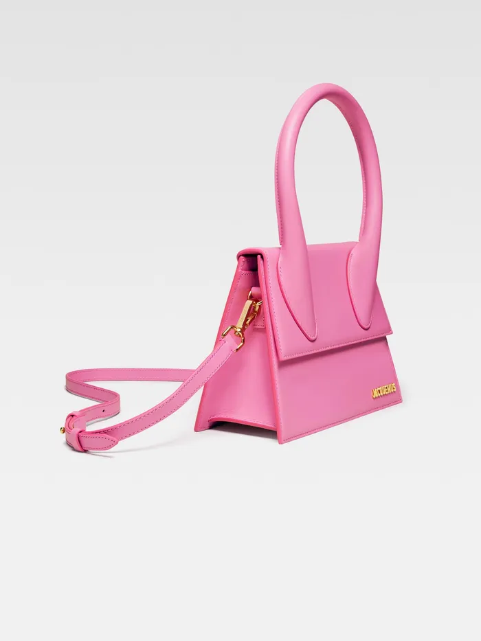 JACQUEMUS Chiquitos Large Signature Handbag Pink 8211 Women