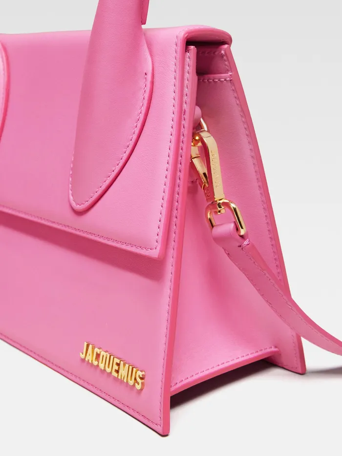 JACQUEMUS Chiquitos Large Signature Handbag Pink 8211 Women