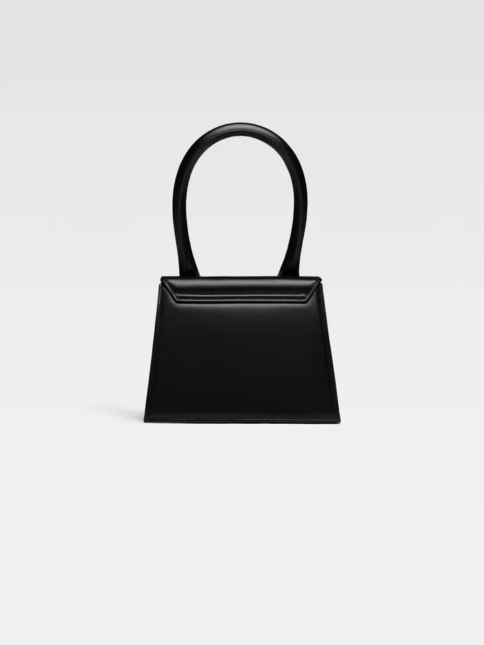 JACQUEMUS Chiquitos Leather Handbag Black 8211 Women