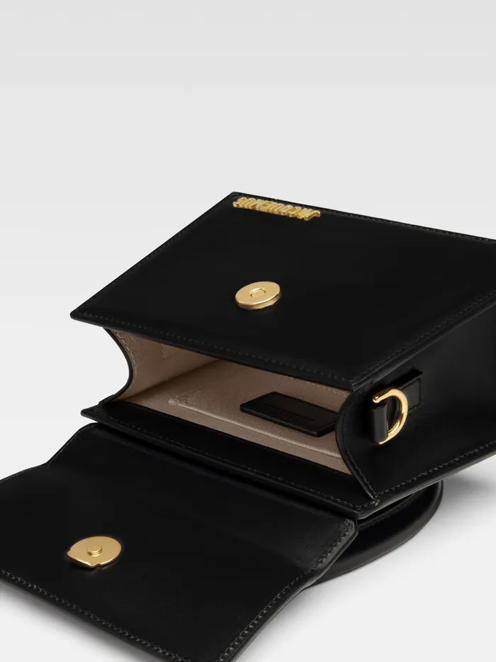 JACQUEMUS Chiquitos Leather Handbag Black 8211 Women