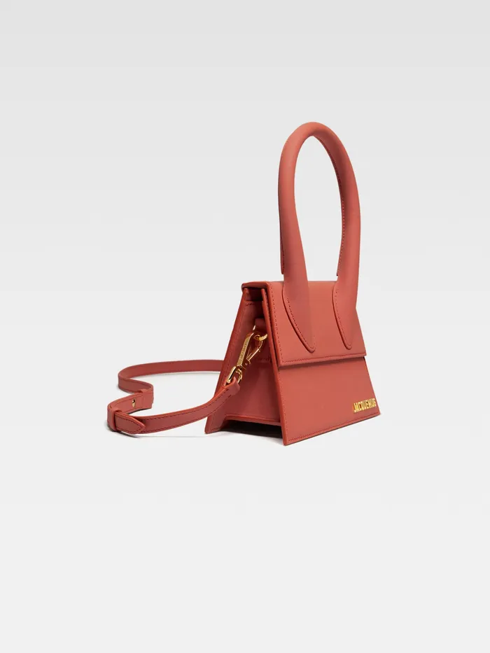 JACQUEMUS Chiquitos Leather Handbag Dark Red 8211 Women