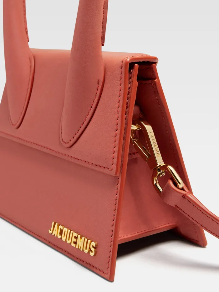 JACQUEMUS Chiquitos Leather Handbag Dark Red 8211 Women
