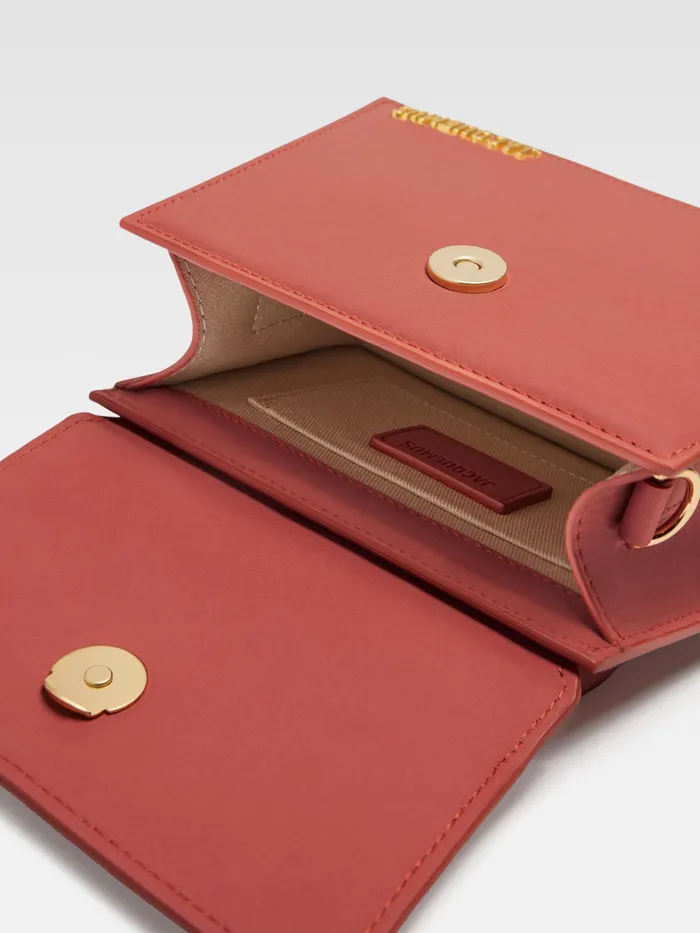 JACQUEMUS Chiquitos Leather Handbag Dark Red 8211 Women