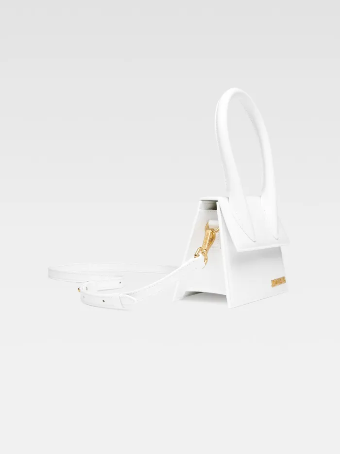 JACQUEMUS Chiquitos Leather Handbag White 8211 Women