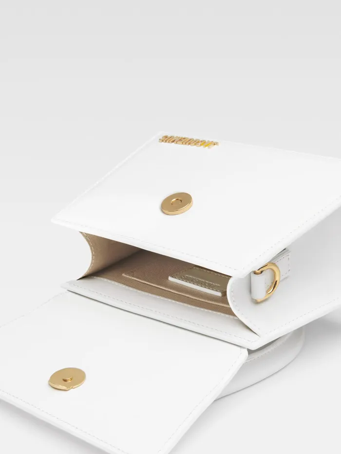 JACQUEMUS Chiquitos Leather Handbag White 8211 Women