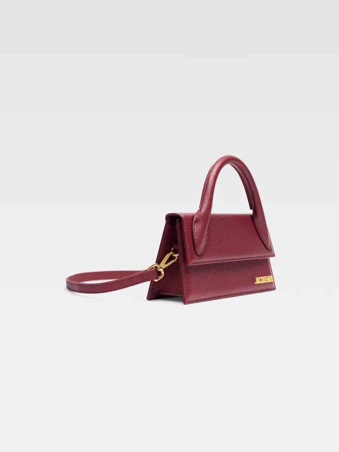 JACQUEMUS Chiquitos Long Handbag Dark Burgundy 8211 Women