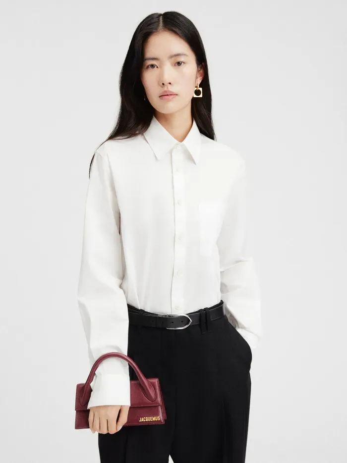 JACQUEMUS Chiquitos Long Handbag Dark Burgundy 8211 Women