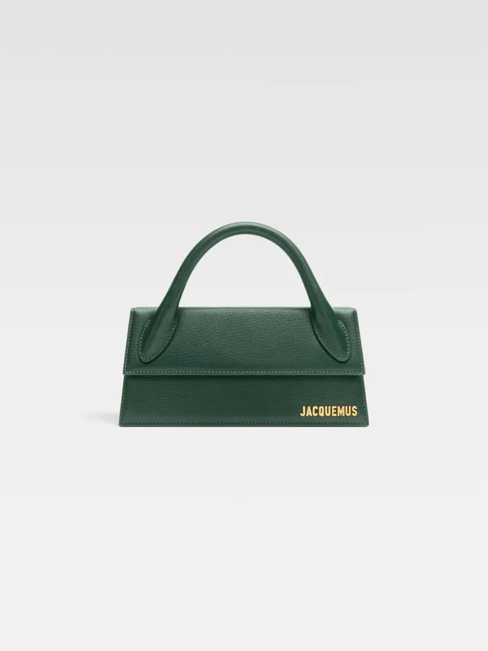 JACQUEMUS Chiquitos Long Handbag Dark Green 8211 Women