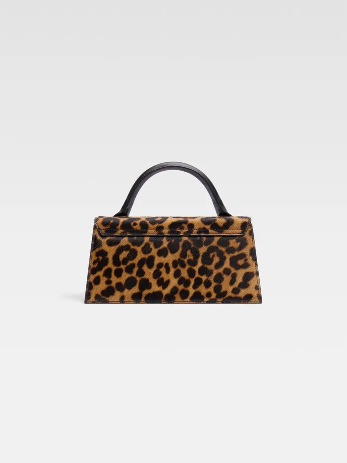 JACQUEMUS Chiquitos Long Handbag Print Leopard Brown 8211 Women